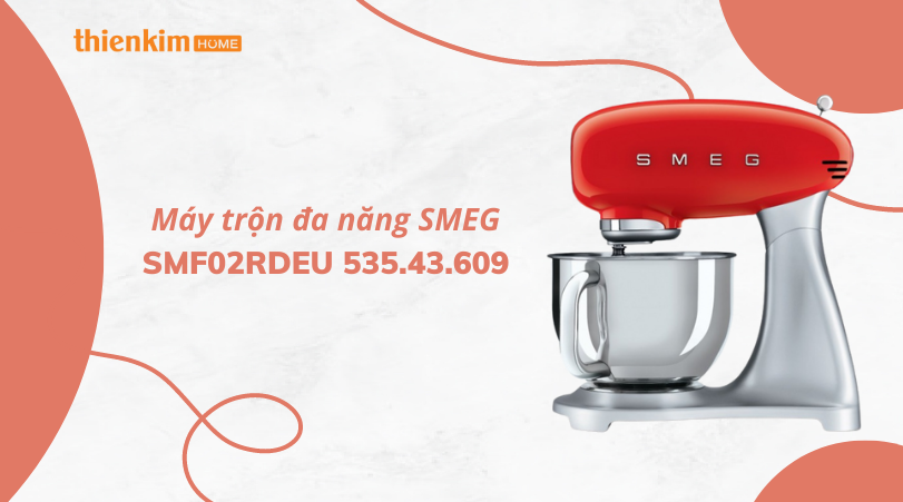 Hình ảnh Máy trộn đa năng SMEG SMF02RDEU 535.43.609